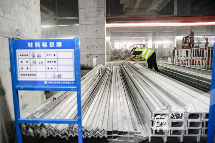 重庆轨道交通九号线一期工程沙坪坝站开始机电安装施工年内有望全面完工(图3)