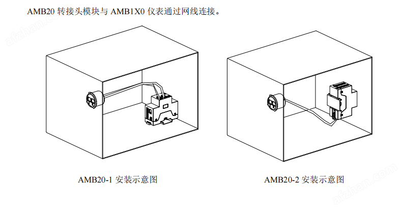 AMB100-A导轨式智能母线监控装置(图1)