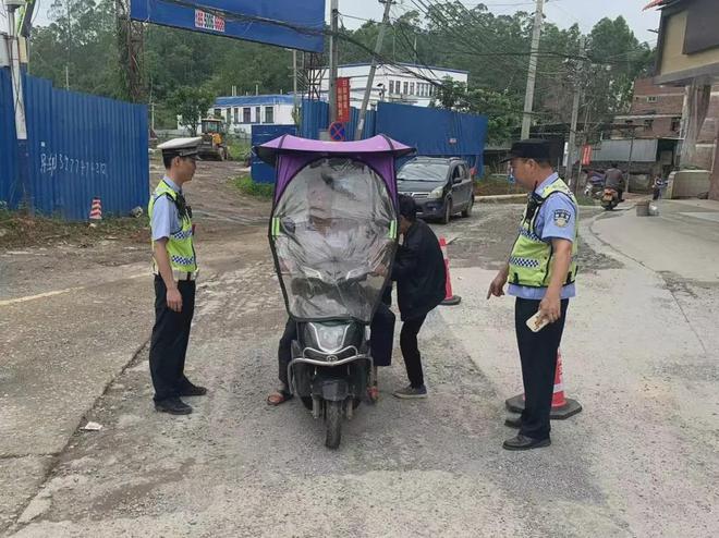 梧州公安交警持续开展电动自行车违法行为专项整治行动(图2)