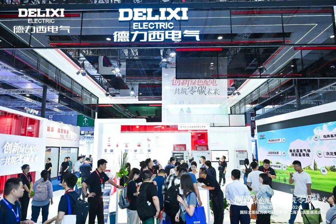 SNEC2024赋能新能源！德力西电气硬核产品解决方案强势出圈(图1)