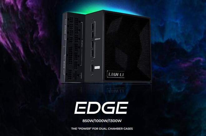 联力推出EDGE系列电源：白金效率L型接线面板设计集成USBHUB(图1)