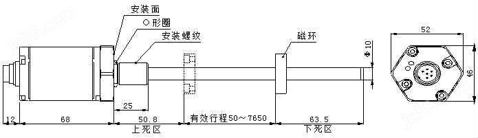 行程油缸位移传感器(图1)
