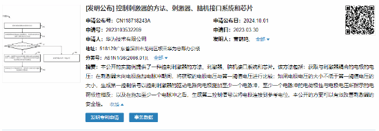 华为脑机接口芯片新专利曝光大脑与外部设备通信(图1)