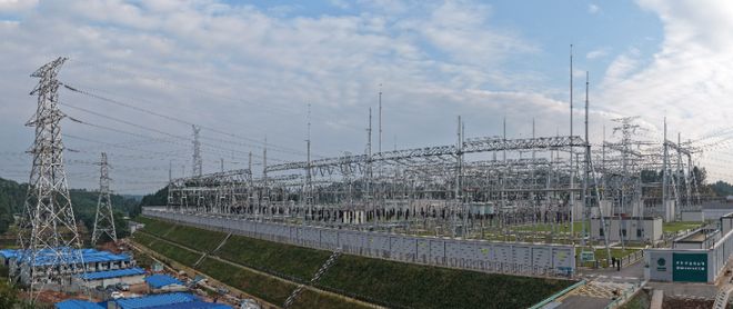 简阳首座500千伏输变电站正式投运(图4)