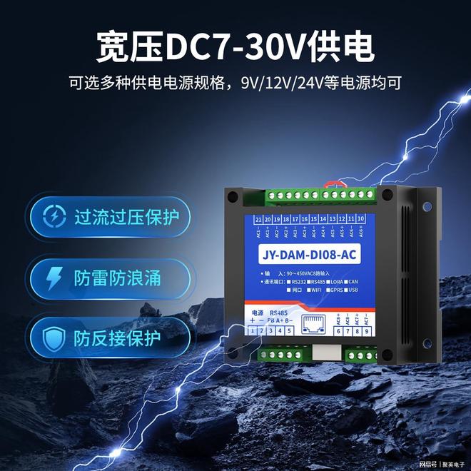 供电数据采集神器:8路交流模块+MODBUS通讯兼容主流工控系统(图1)