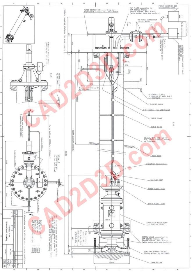 LNG超低温罐内泵电气终端接头(接线端子)内部构造、绝缘和密封(图2)